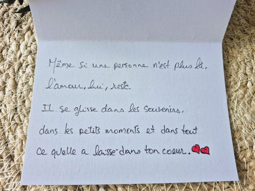 CARTES - Pour toi, en douceur