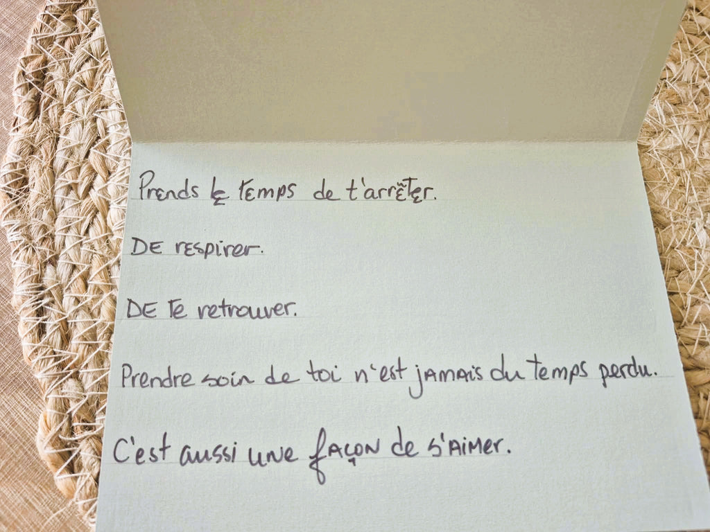 CARTES - Prends ton temps...