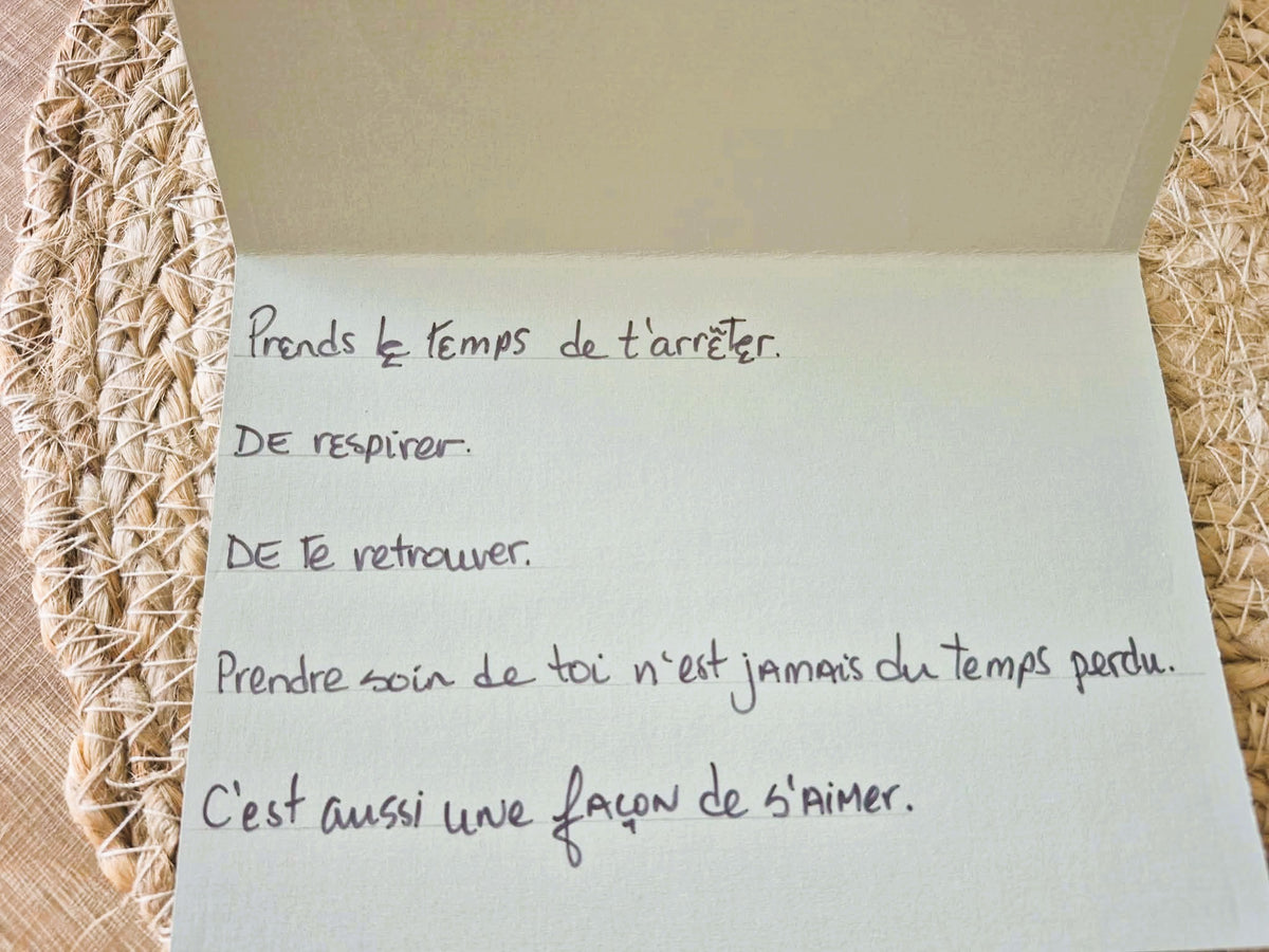 CARTES - Prends ton temps...