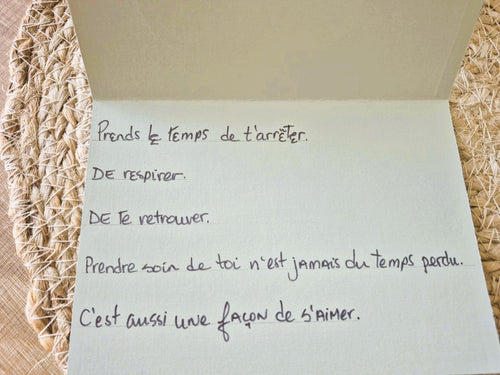 CARTES - Prends ton temps...